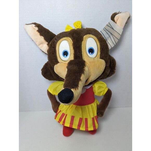 4/$12 Knott's Berry Farm Coyote Girl Bear-y Tales Ride Plush - Picture 1 of 5